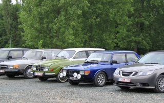 Saab Club Belgium lenterondrit Vlaamse Ardennen